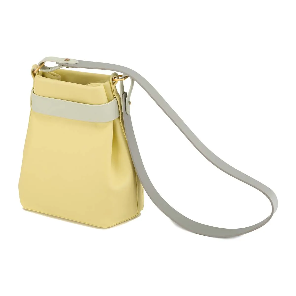 Mini Bucket Shoulder Bag - Lemon Sorbet