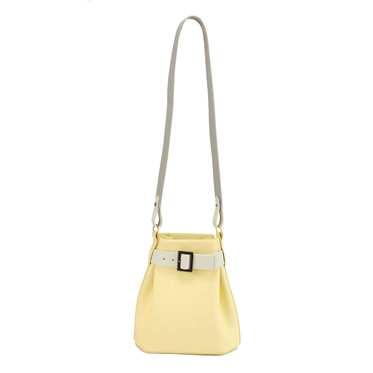 Mini Bucket Shoulder Bag - Lemon Sorbet