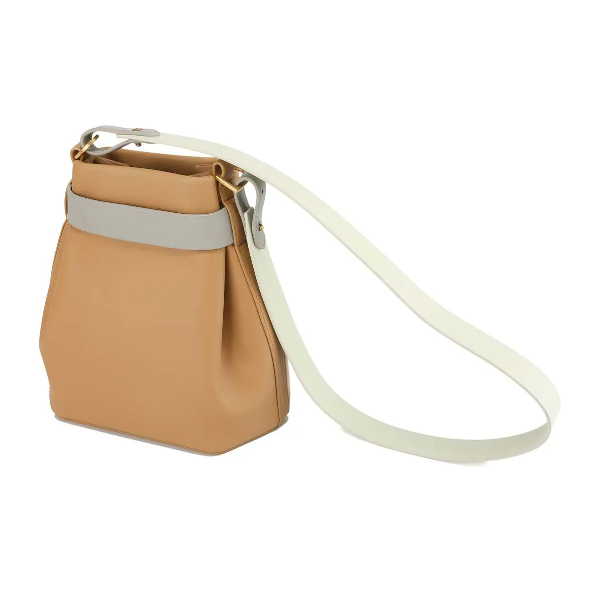 Mini Bucket Shoulder Bag - Warm Brown