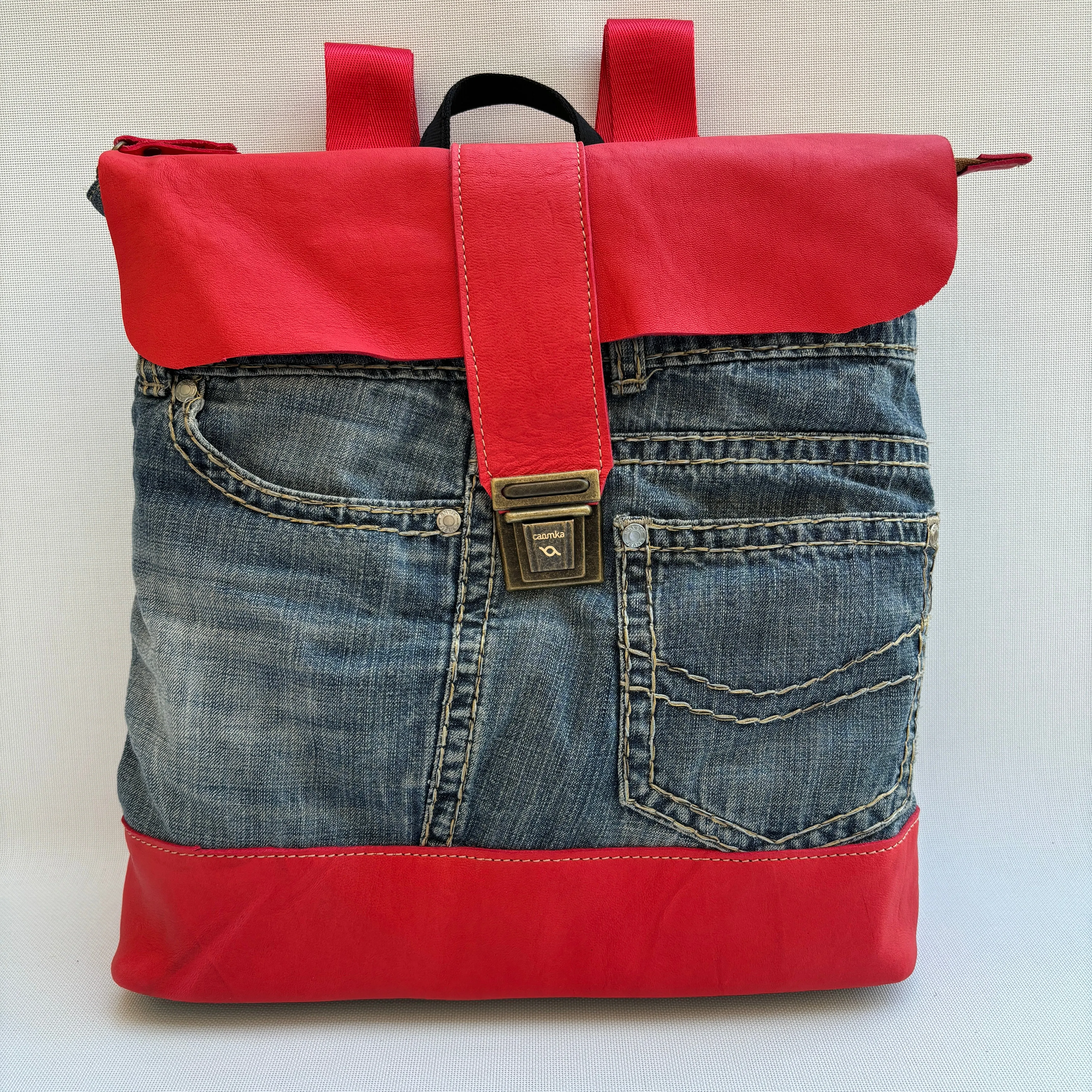 Mochila Top Caomka Recycled  Jeans · Pieza nica 16100