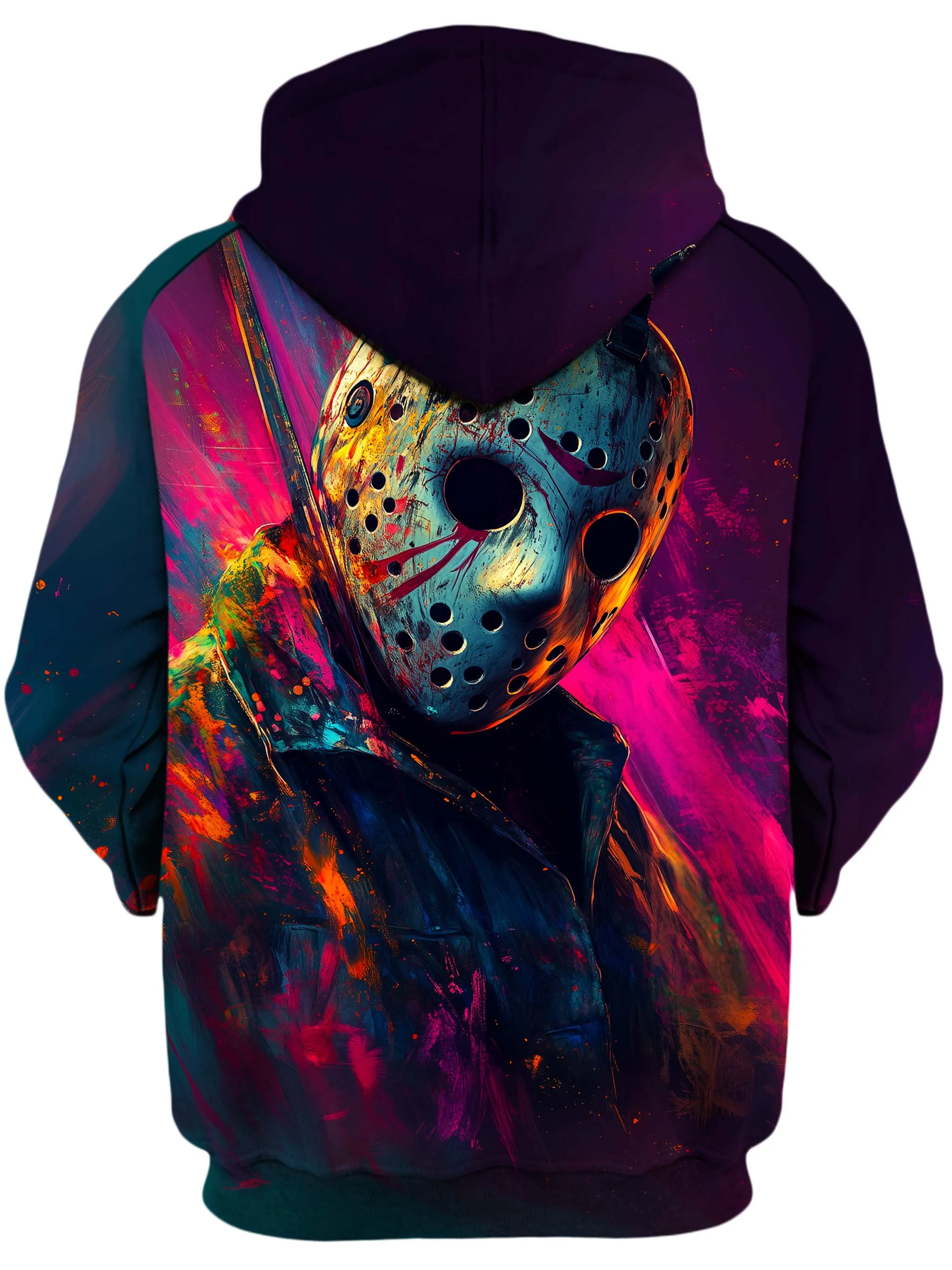 Neon Nightmare Unisex Zip-Up Hoodie