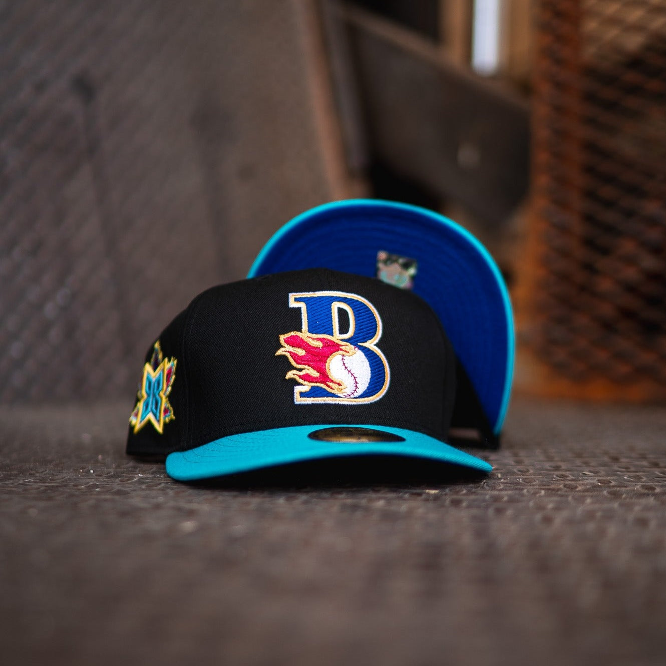 New Era Bakersfield Blaze Royal Blue UV (Black/Teal)