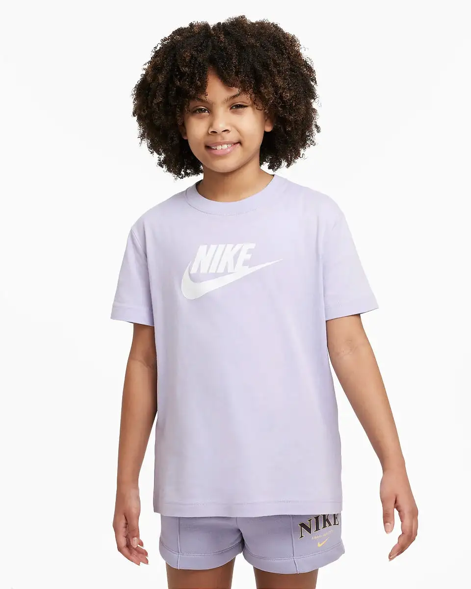 NIKE JUNIOR FUTURA PURPLE TEE