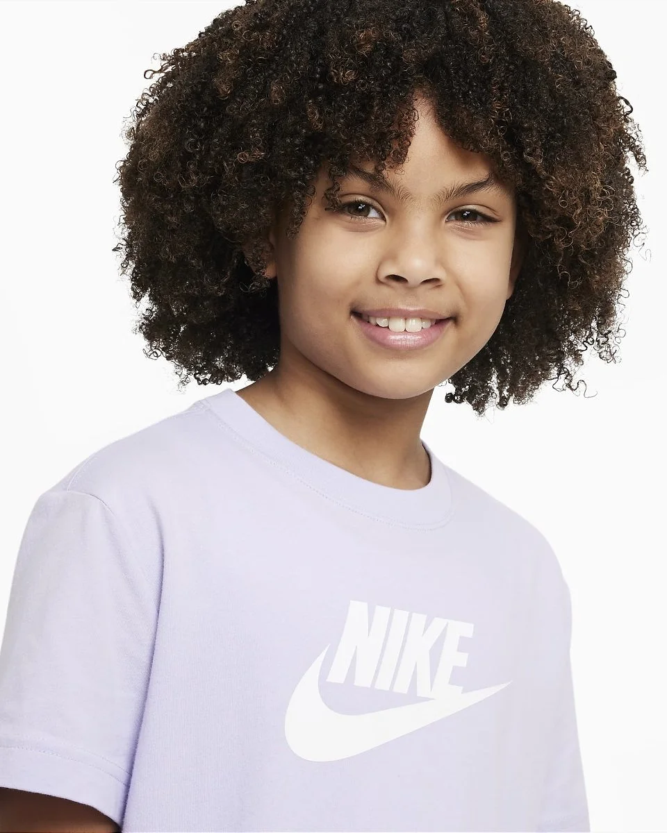 NIKE JUNIOR FUTURA PURPLE TEE