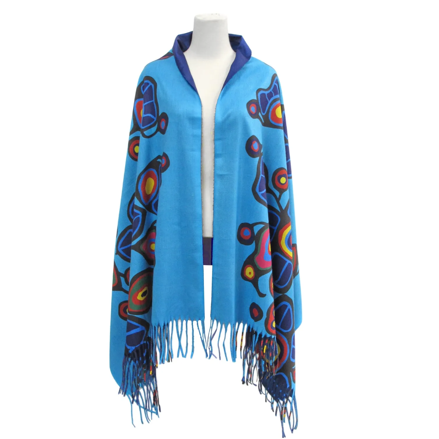 Norval Morrisseau Flowers and Birds Eco-Shawl