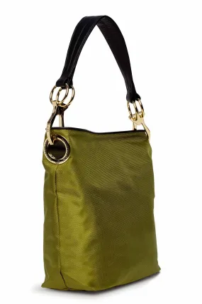 Nylon Bucket Bag Pea Soup