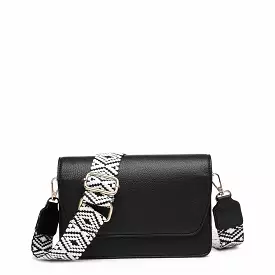 On Lock Flapover Crossbody with Guitar Strap