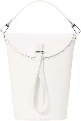 Phoebe Convertible Bucket Bag - Paper