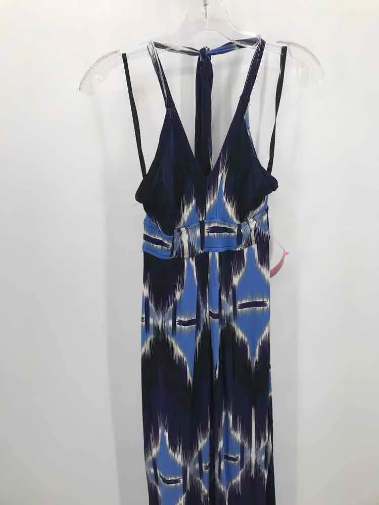 Pre-Owned Banana Republic Purple Size XSP Halter Maxi Sleeveless Dress