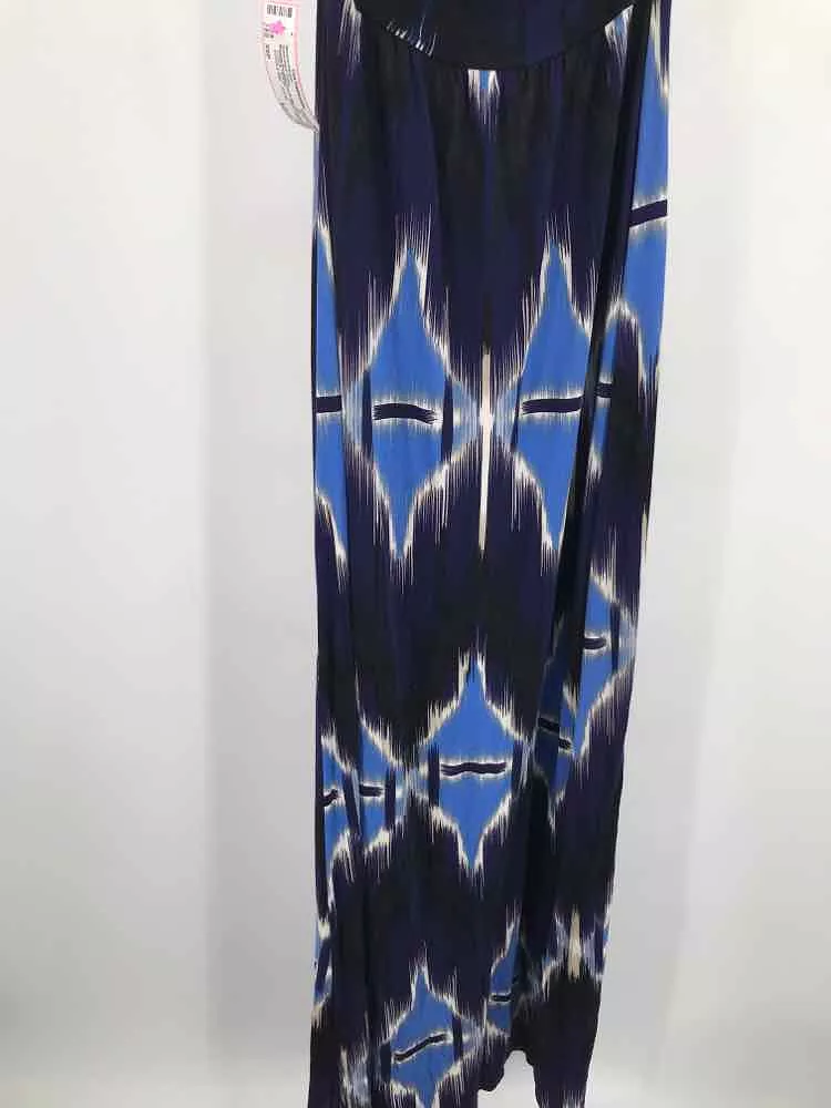 Pre-Owned Banana Republic Purple Size XSP Halter Maxi Sleeveless Dress