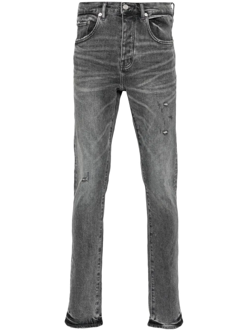 Purple Brand jean skinny à effet usé gris