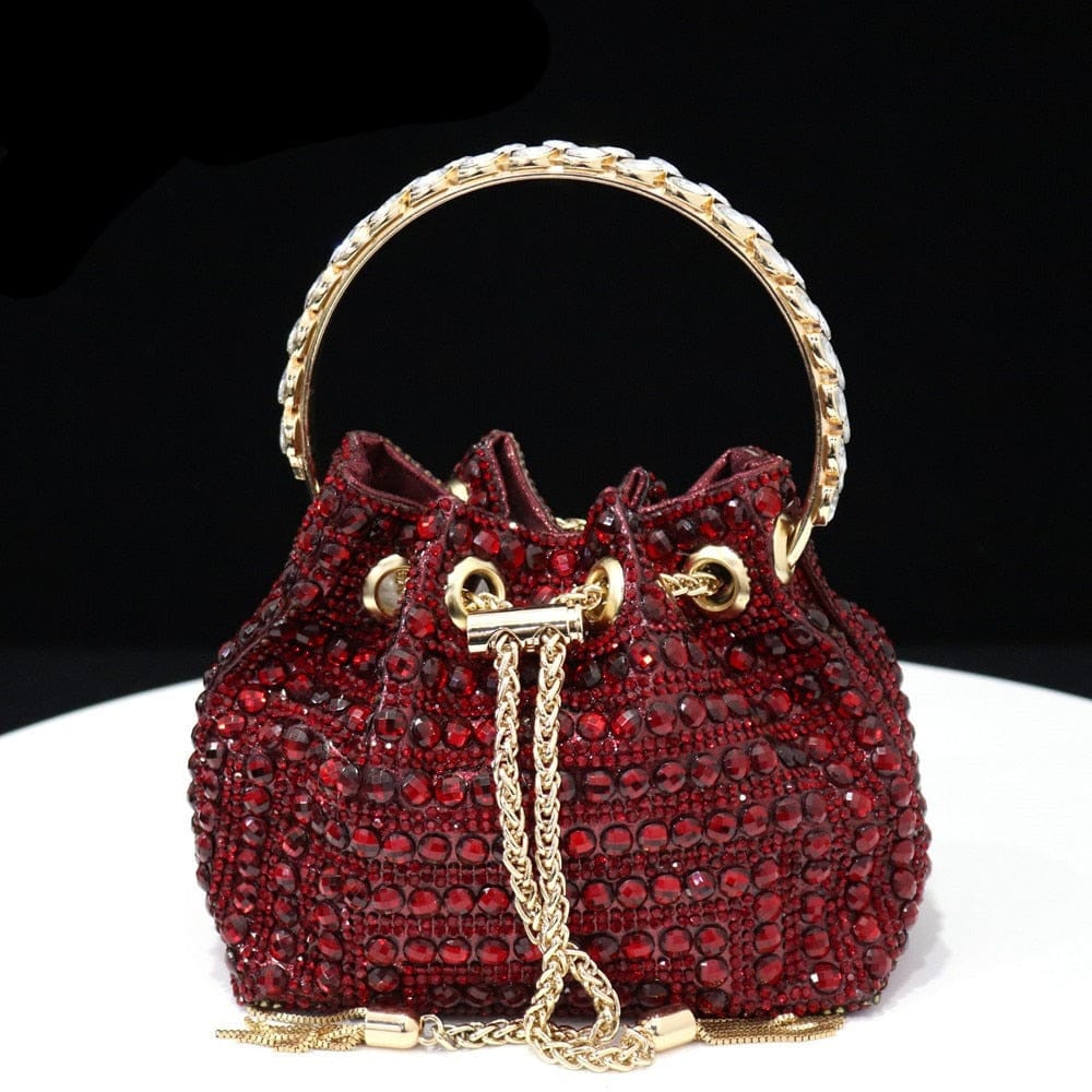 Rhinestones Bucket Bag