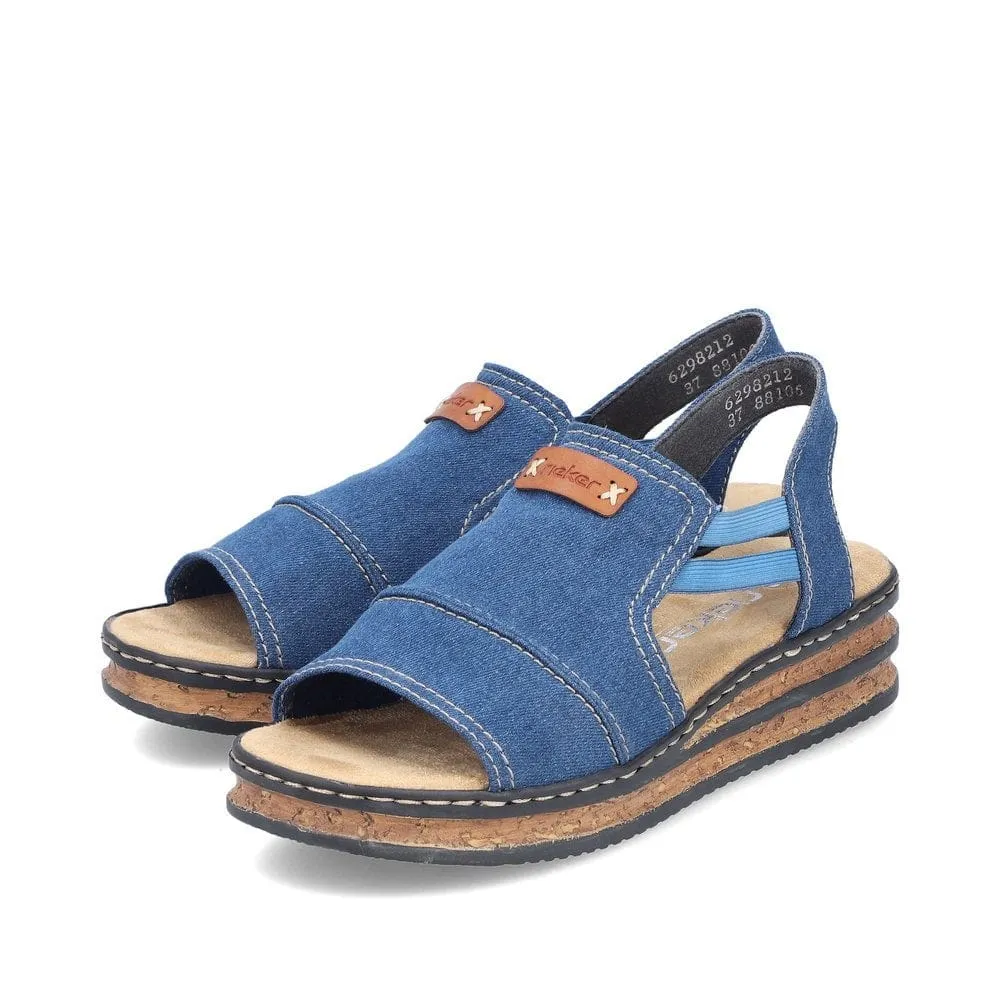 Rieker Women's Denim Sandals - 62982