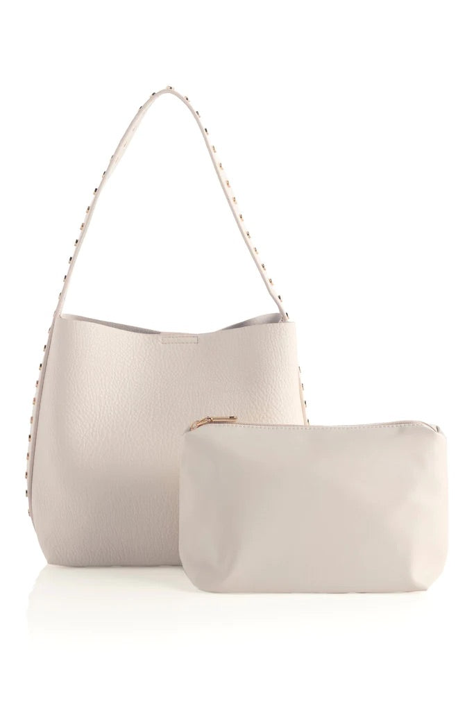 Ryker Bucket Bag in Ivory