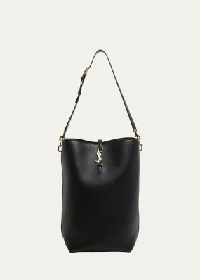 Saint Laurent Le 37 YSL Bucket Bag in Calfskin Leather