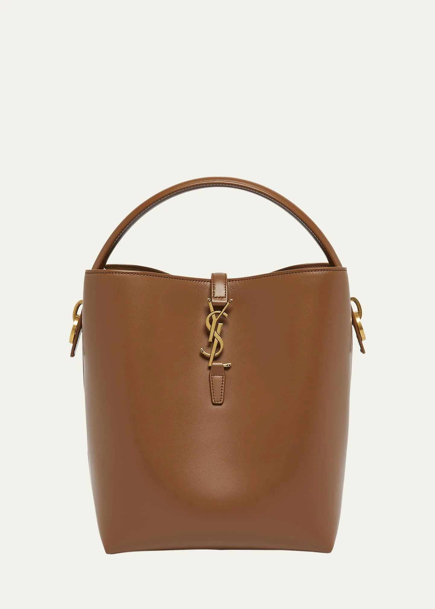 Saint Laurent Le 37 YSL Bucket Bag in Smooth Leather