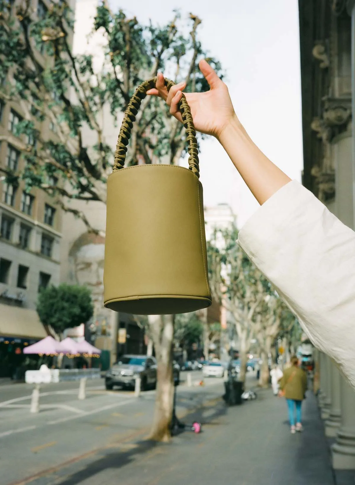 Scrunchie Bucket Bag - Toffee 