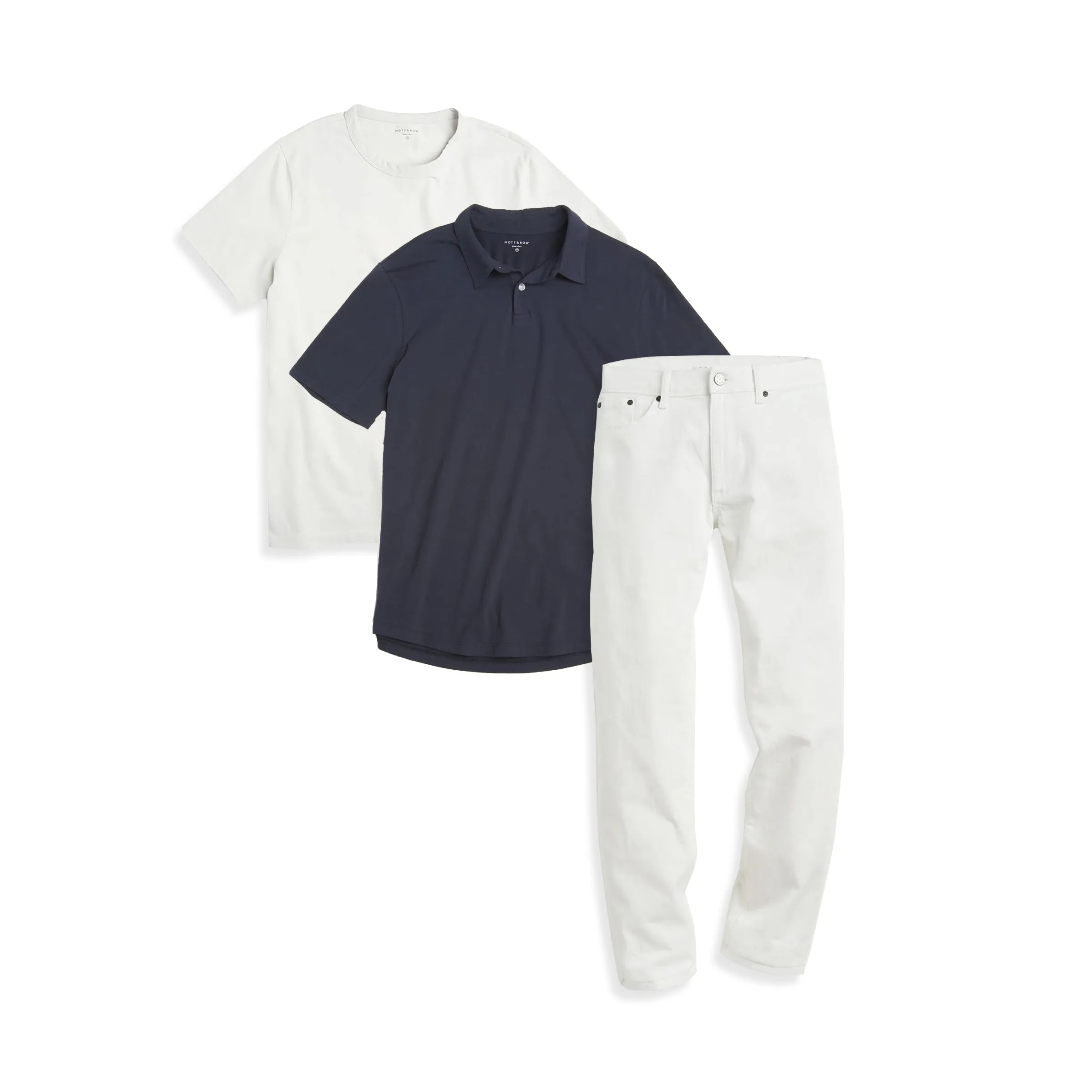 Set 06: 1 Polo + 1 Driggs Tee + 1 pair of Jeans