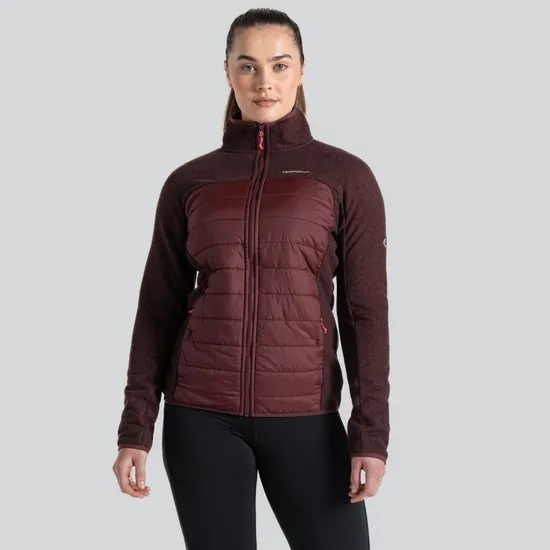 Shanice Hybrid Jacket - Deep Garnet / Deep Garnet | Craghoppers UK