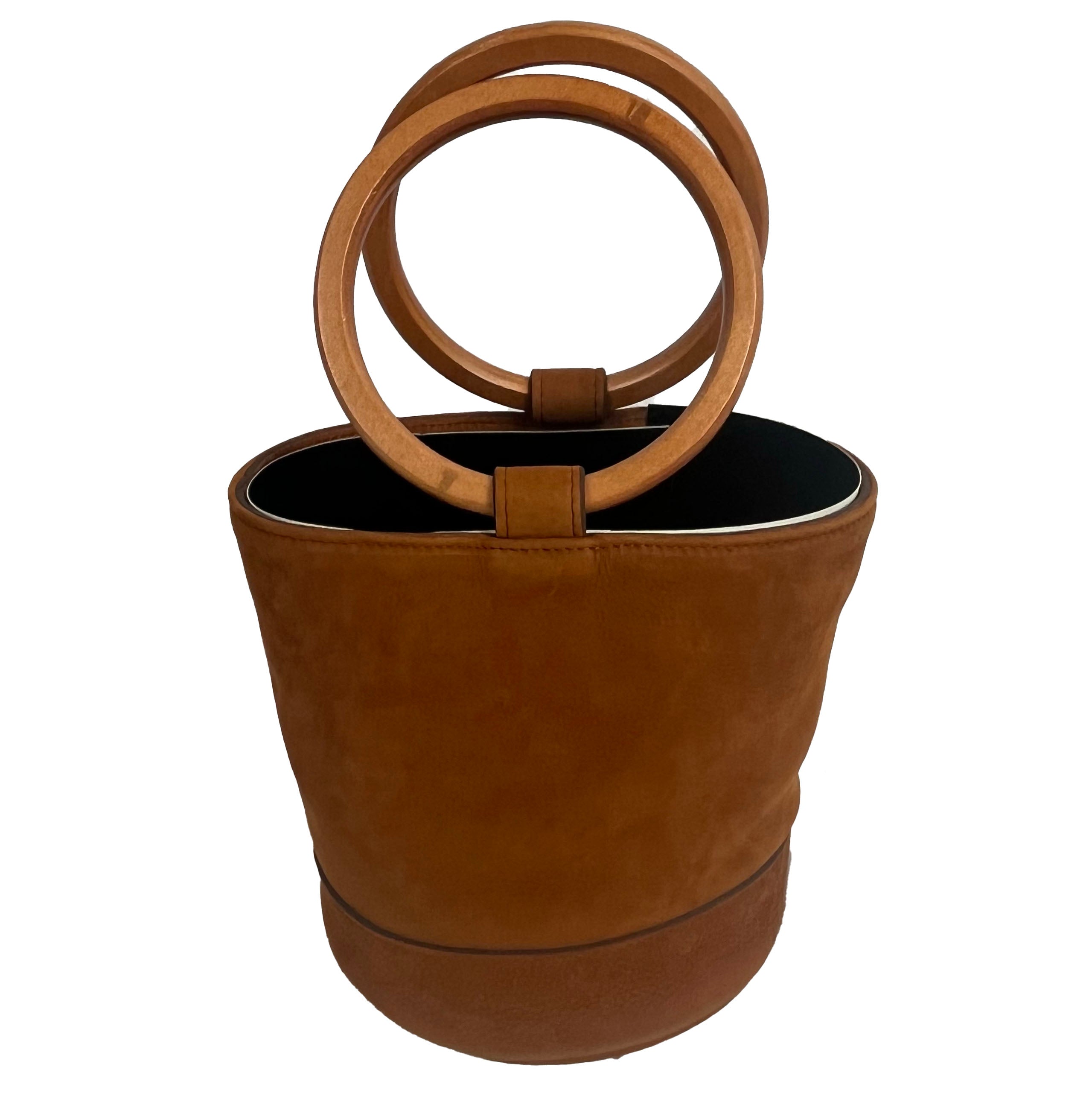 Simon Miller Brand New Tan Suede Bonsai Bucket Bag