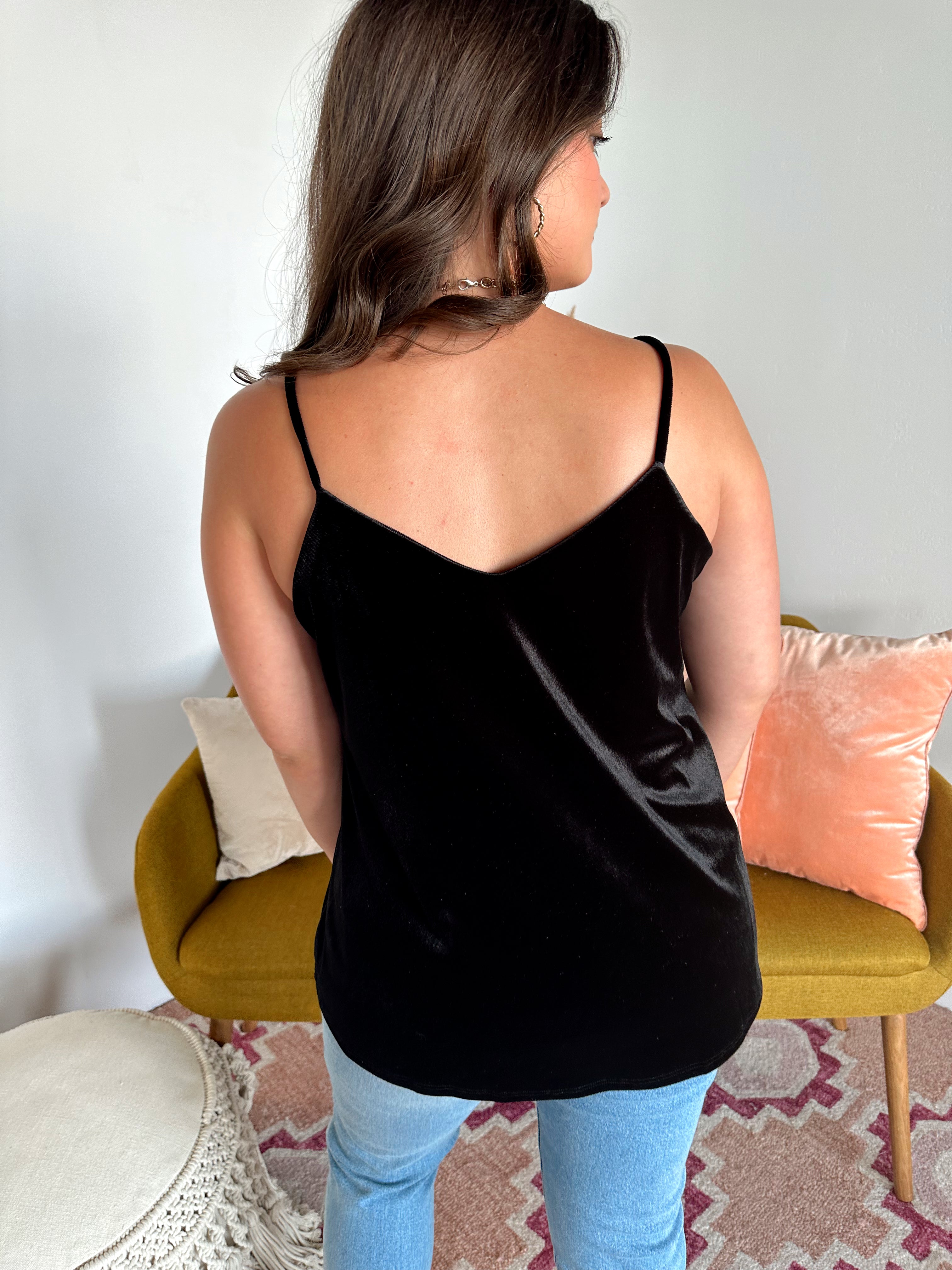 SIZE MEDIUM Velvet Crushin' Cami Top