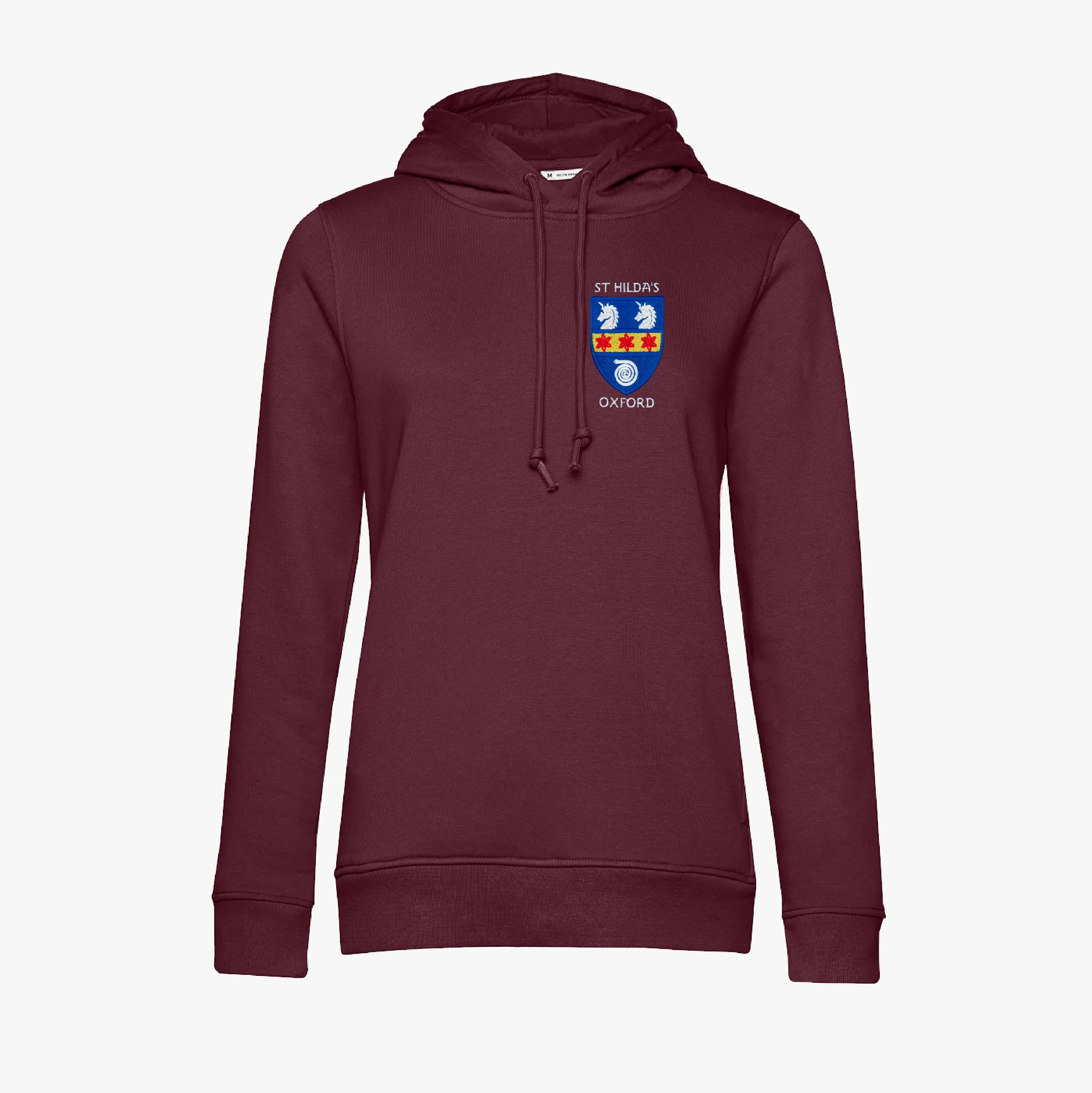 St Hilda's College Ladies Organic Embroidered Hoodie