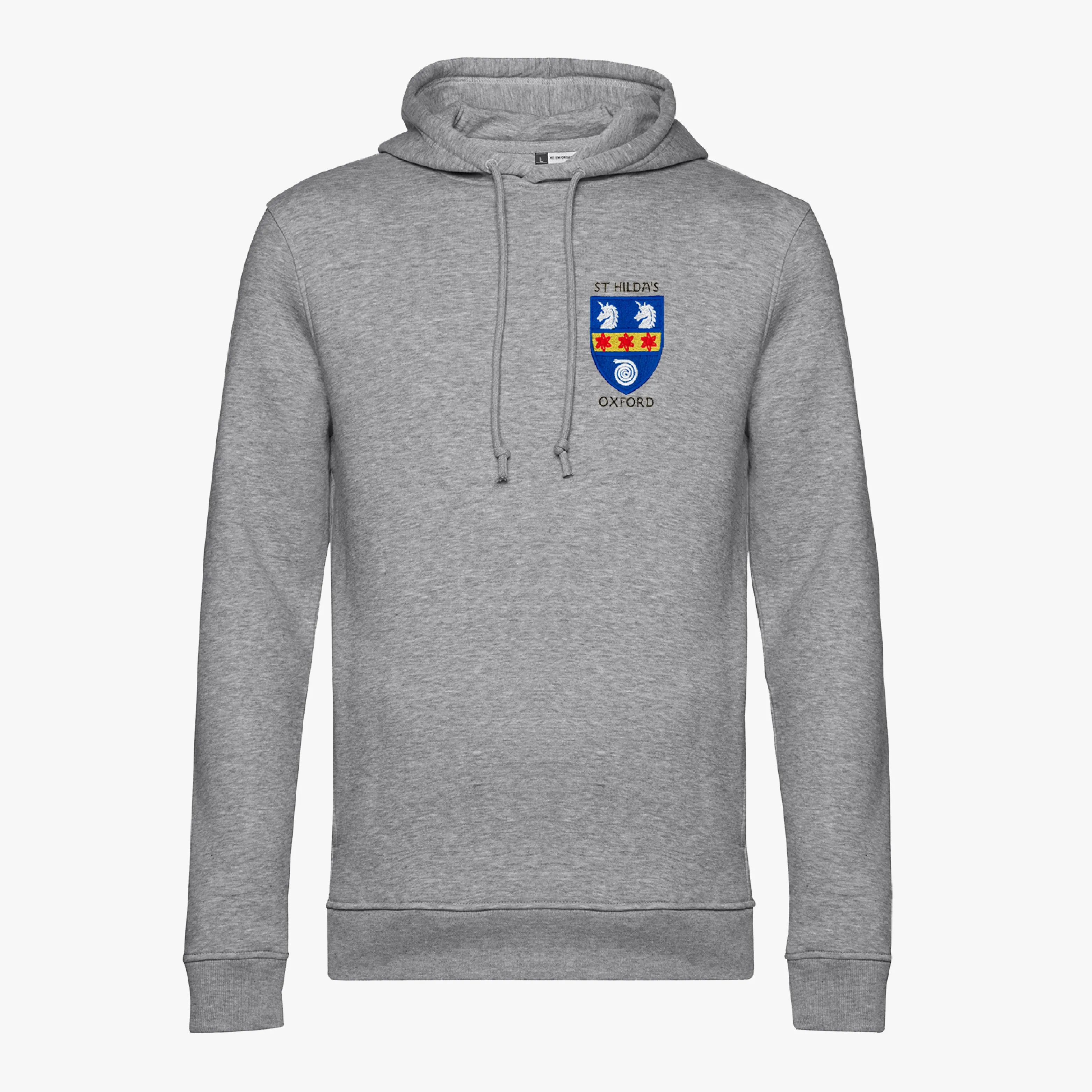 St Hilda's College Men's Organic Embroidered Hoodie