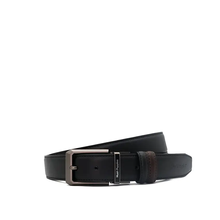 Storm Pin Clip Reversible Men's Belt - Black & Dark Brown