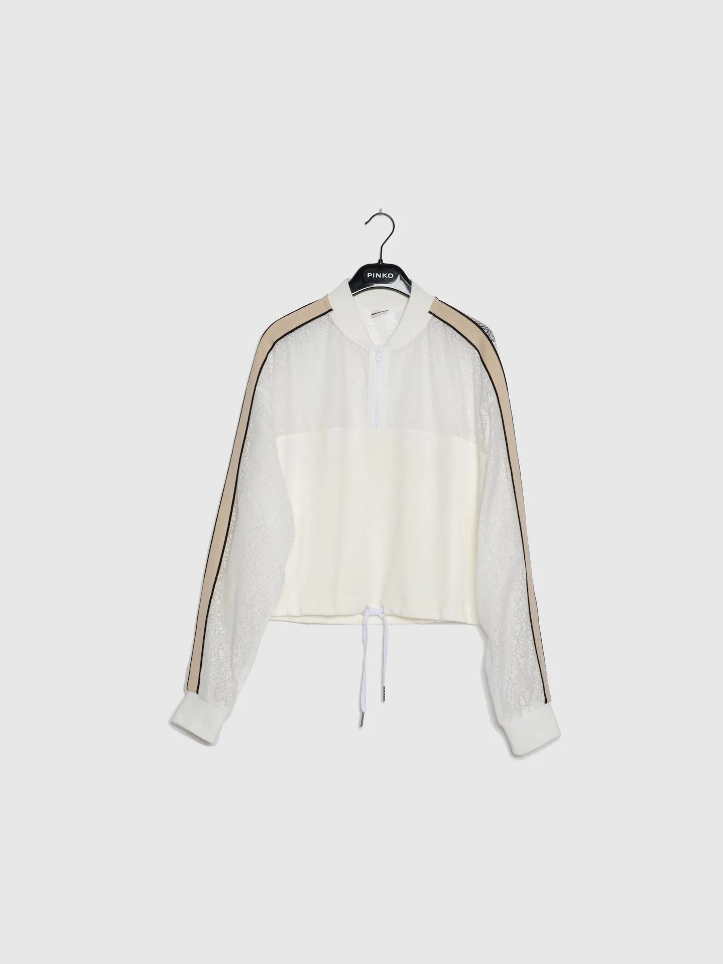 Sweater com Bordado em Branco