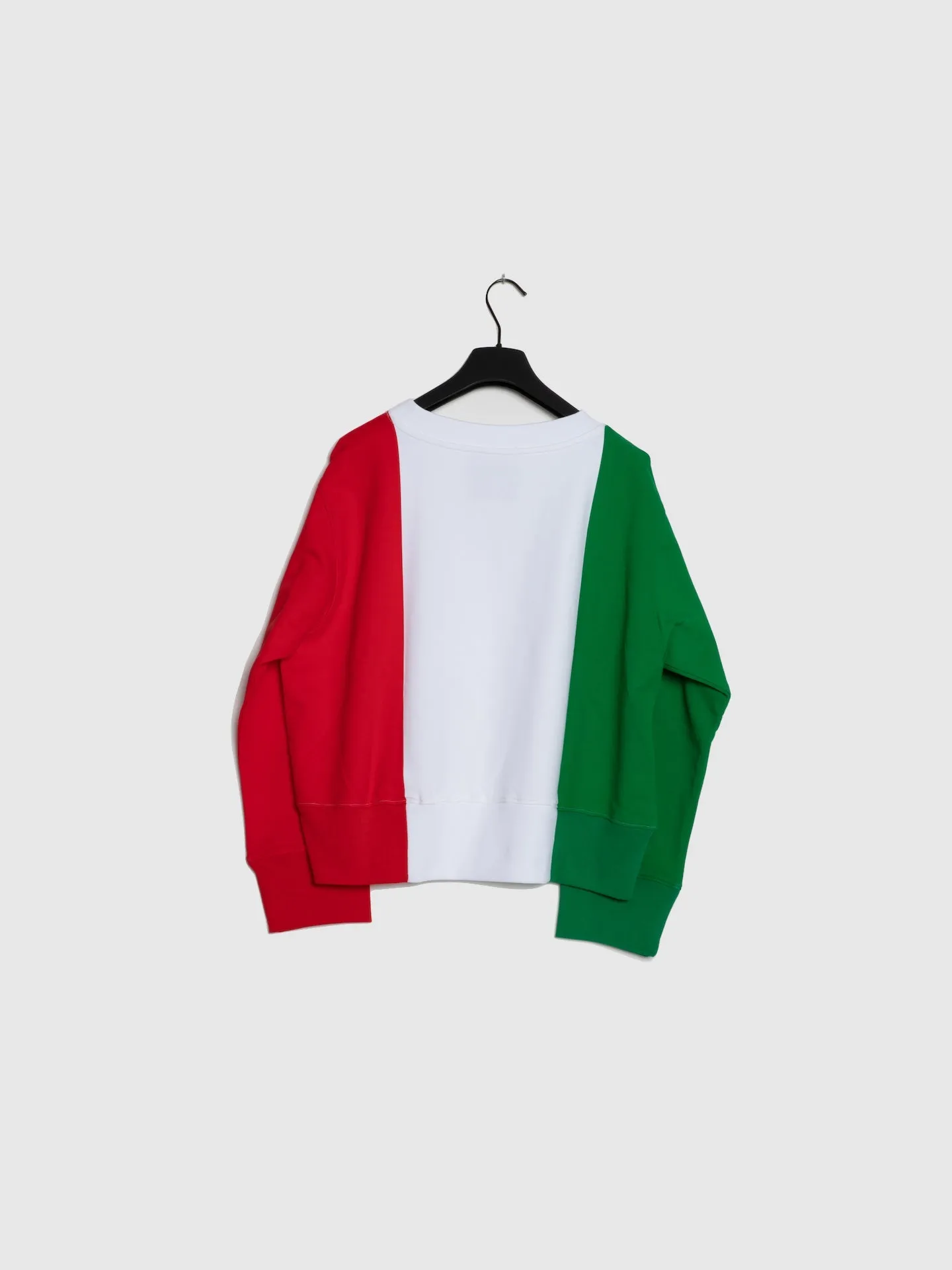 Sweater com Frase em Verde, Branco e Vermelho