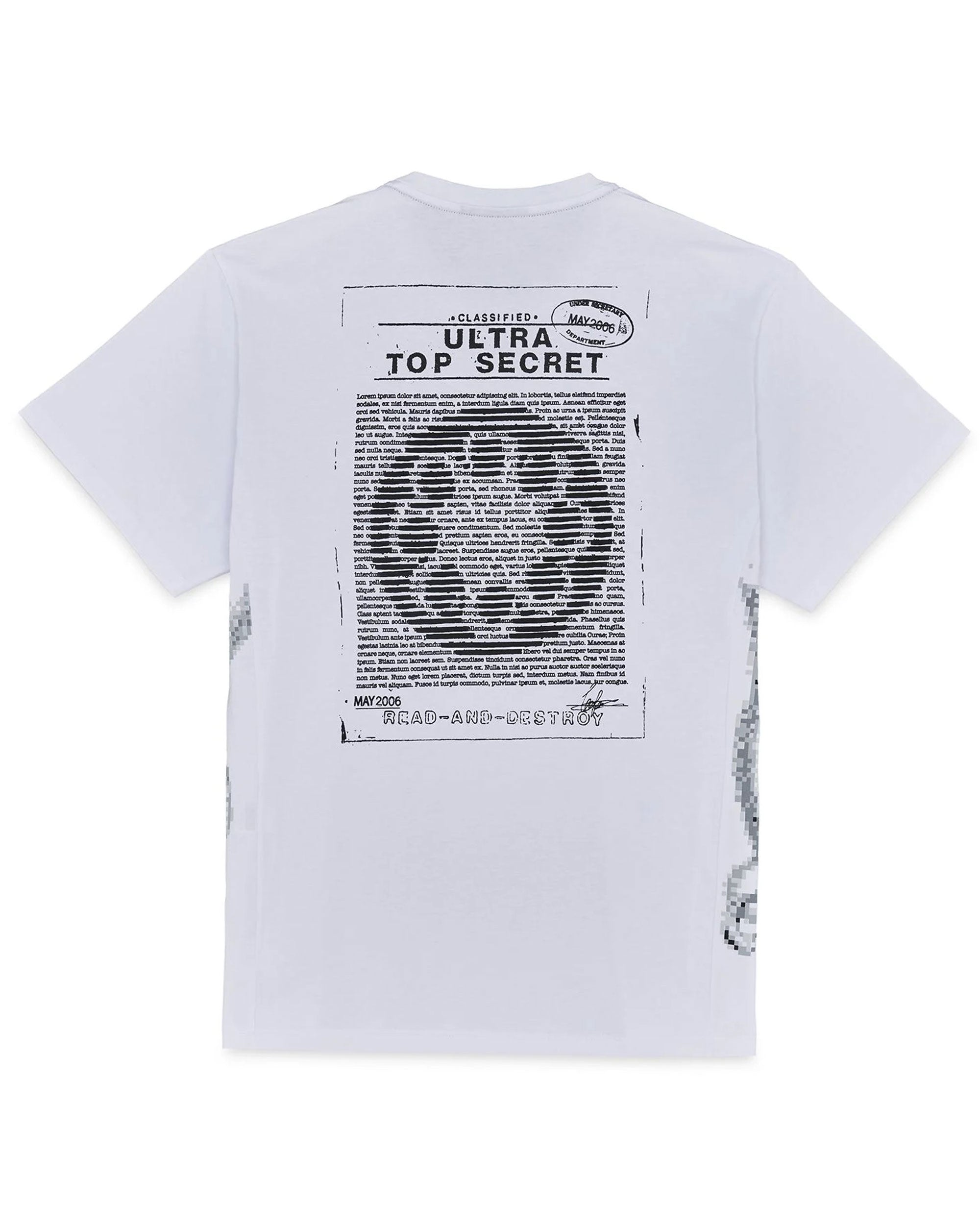 T-Shirt Uomo Octopus Top Secret Tee Bianco