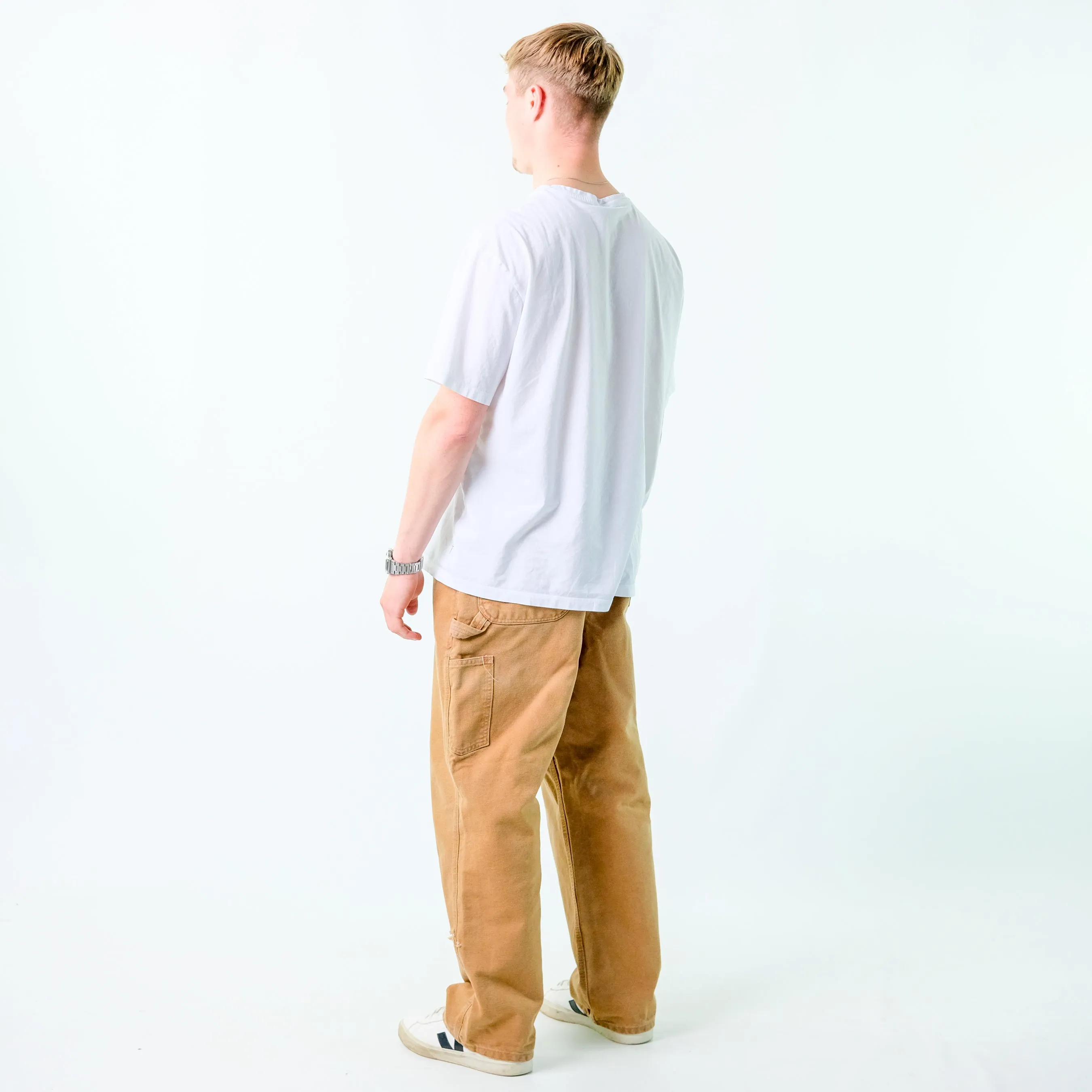 Tan y2ks Carhartt Canvas Carpenter Jeans Baggy Pants (38x30)