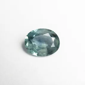 Teal/Blue Brilliant Sapphire - 1.45ct Oval