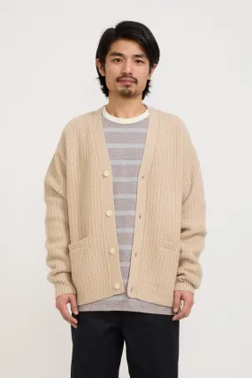 Thadd Wool Cardigan Natural