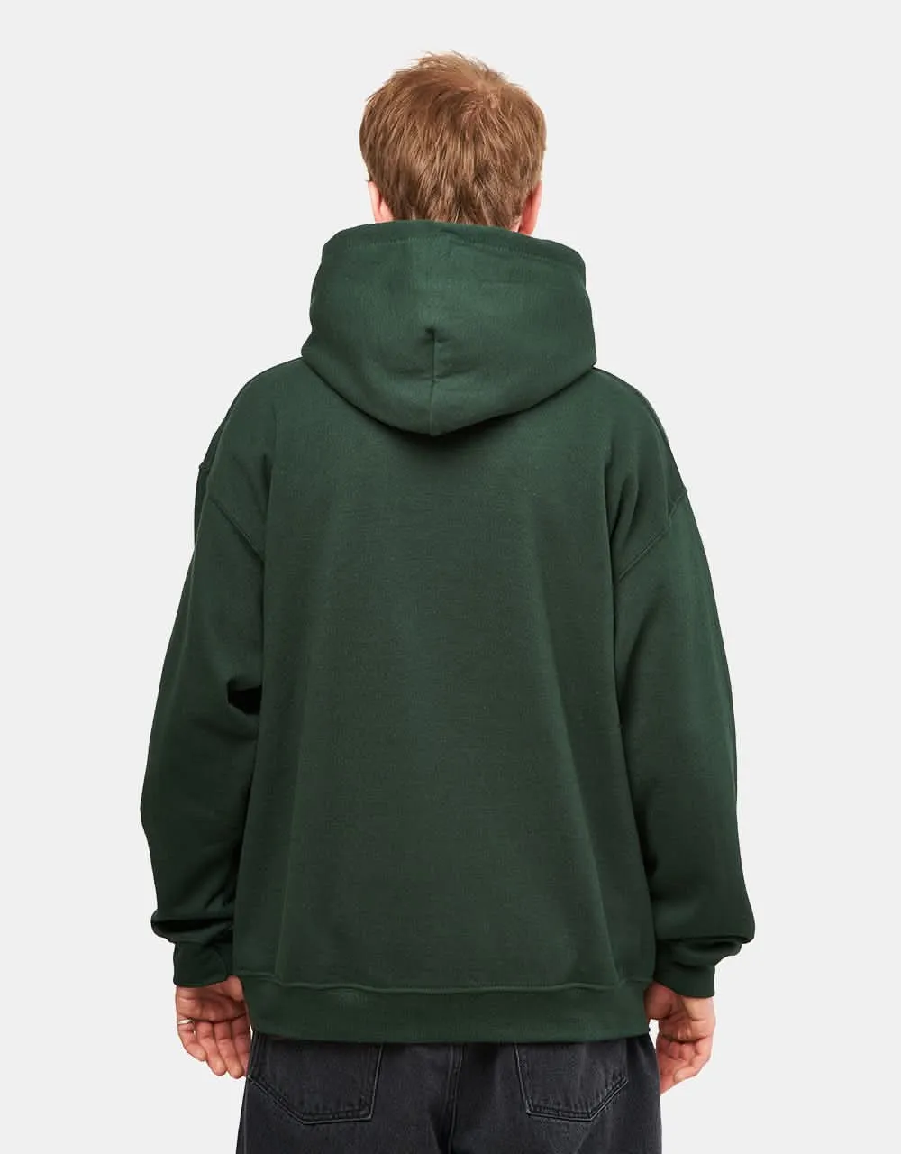 Thrasher x Anti Hero Mag Banner Pullover Hoodie - Forest Green