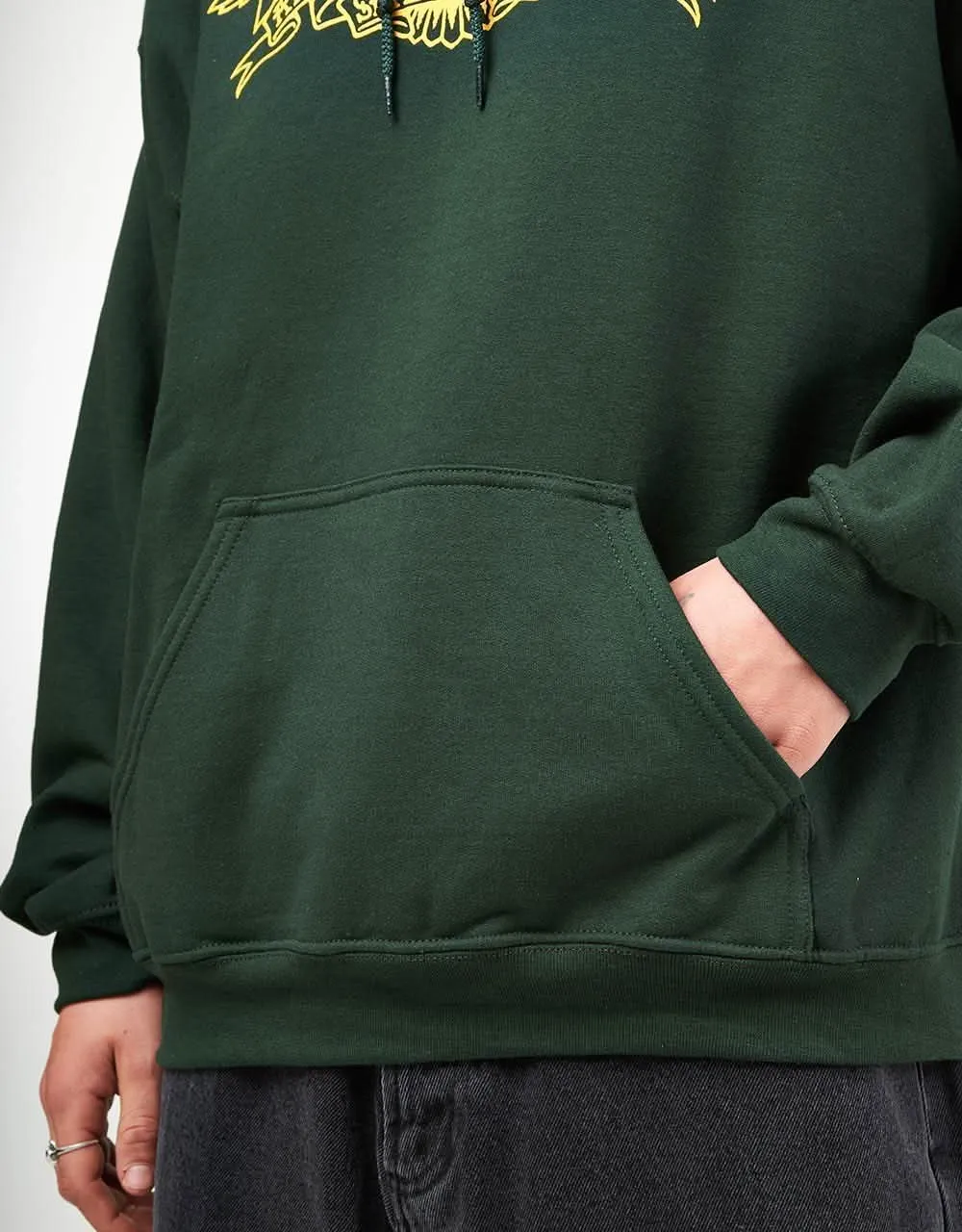 Thrasher x Anti Hero Mag Banner Pullover Hoodie - Forest Green