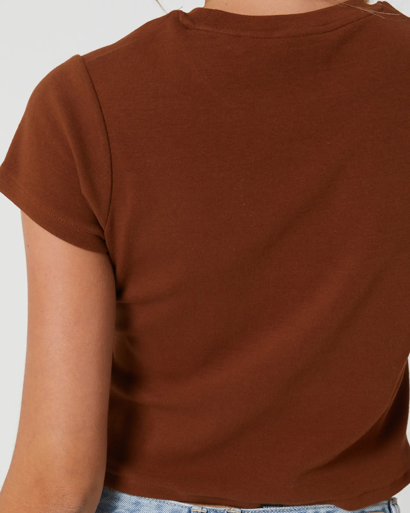 Thrills Minimal Thrills Mini Tee - Chestnut | SurfStitch