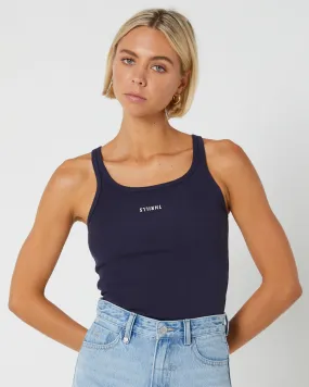 Thrills Minimal Thrills Scoop Tank - Station Navy | SurfStitch