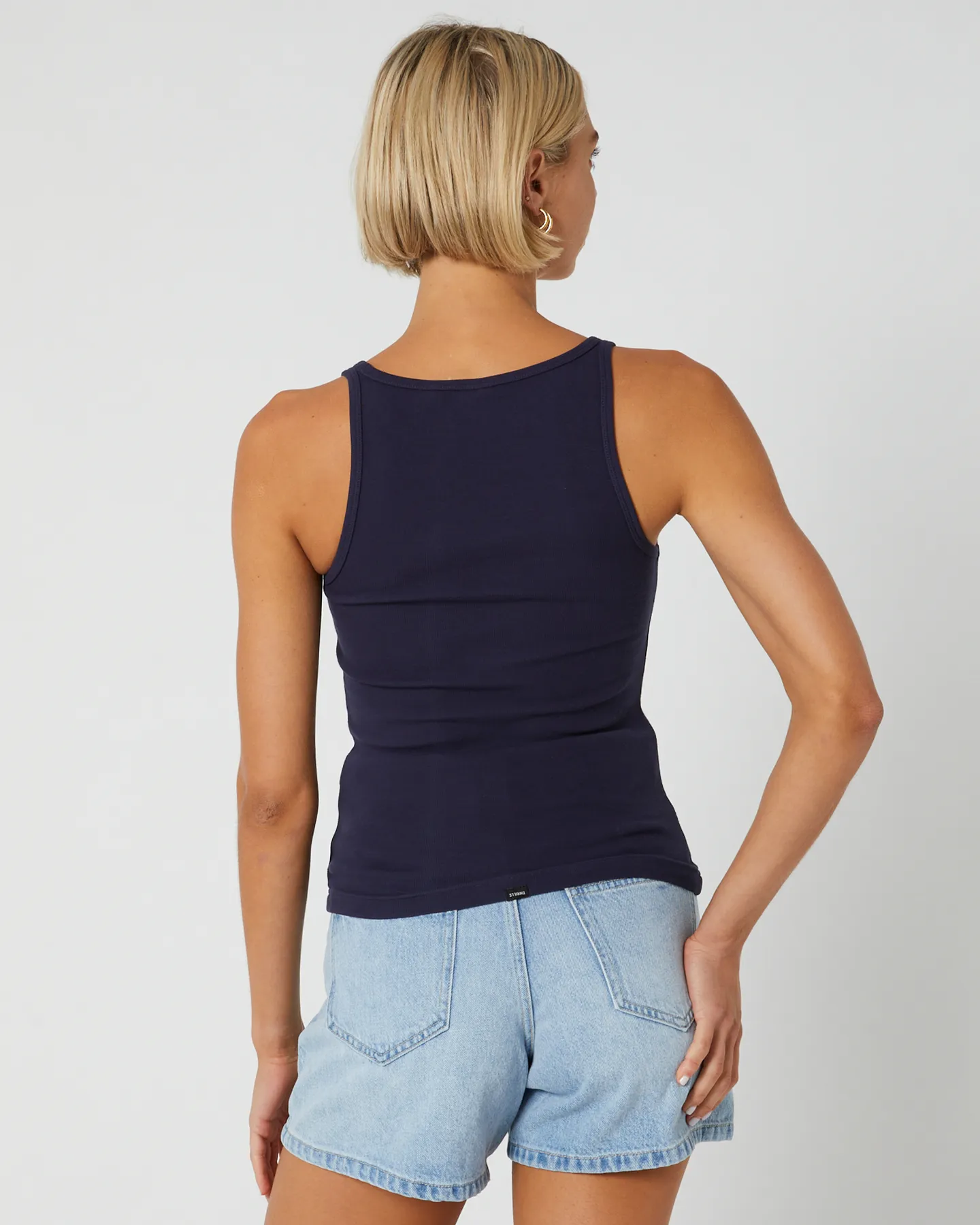 Thrills Minimal Thrills Scoop Tank - Station Navy | SurfStitch