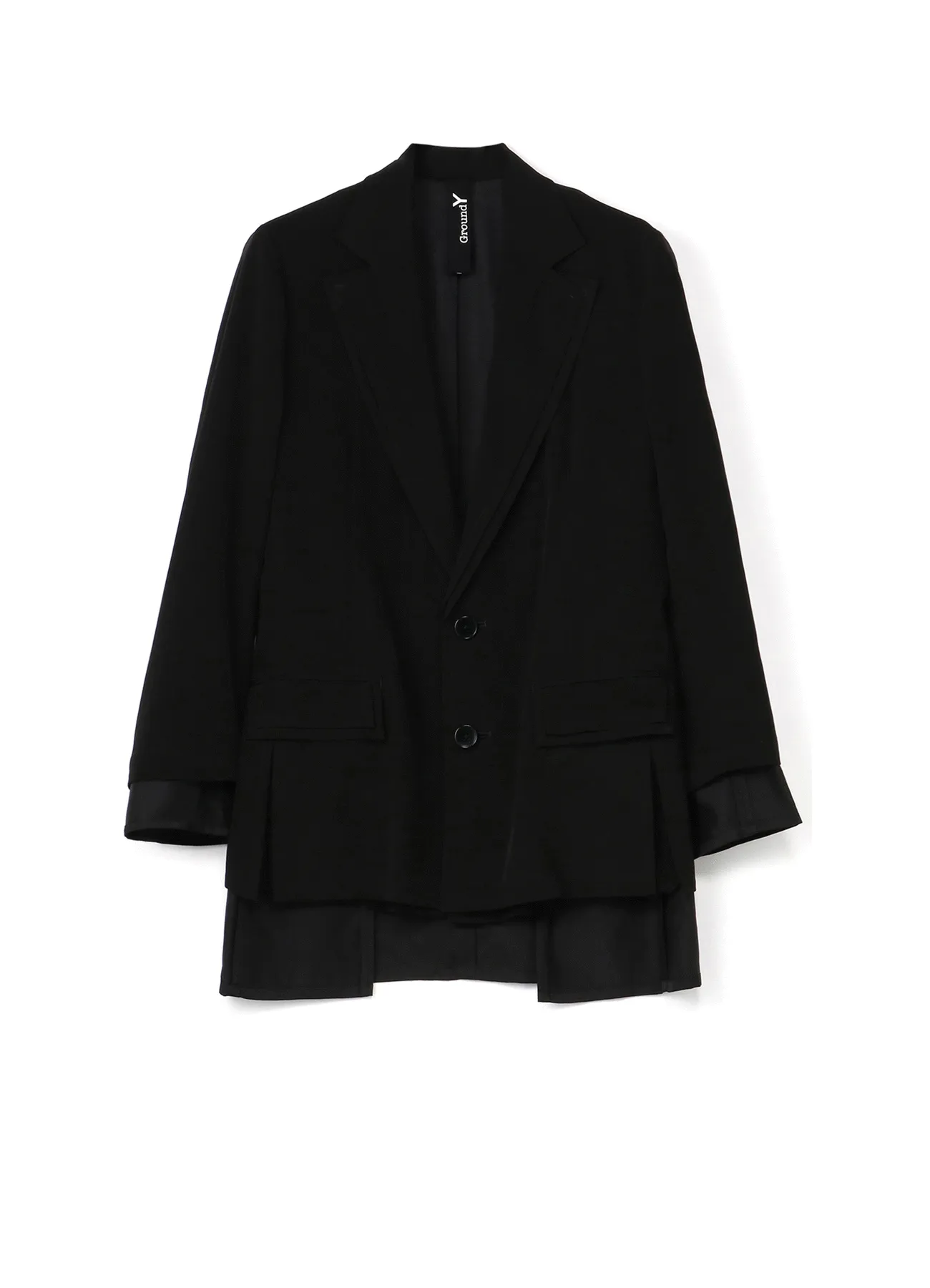 TRIACETATE/POLYESTER CREPE de CHINE DOUBLE JACKET