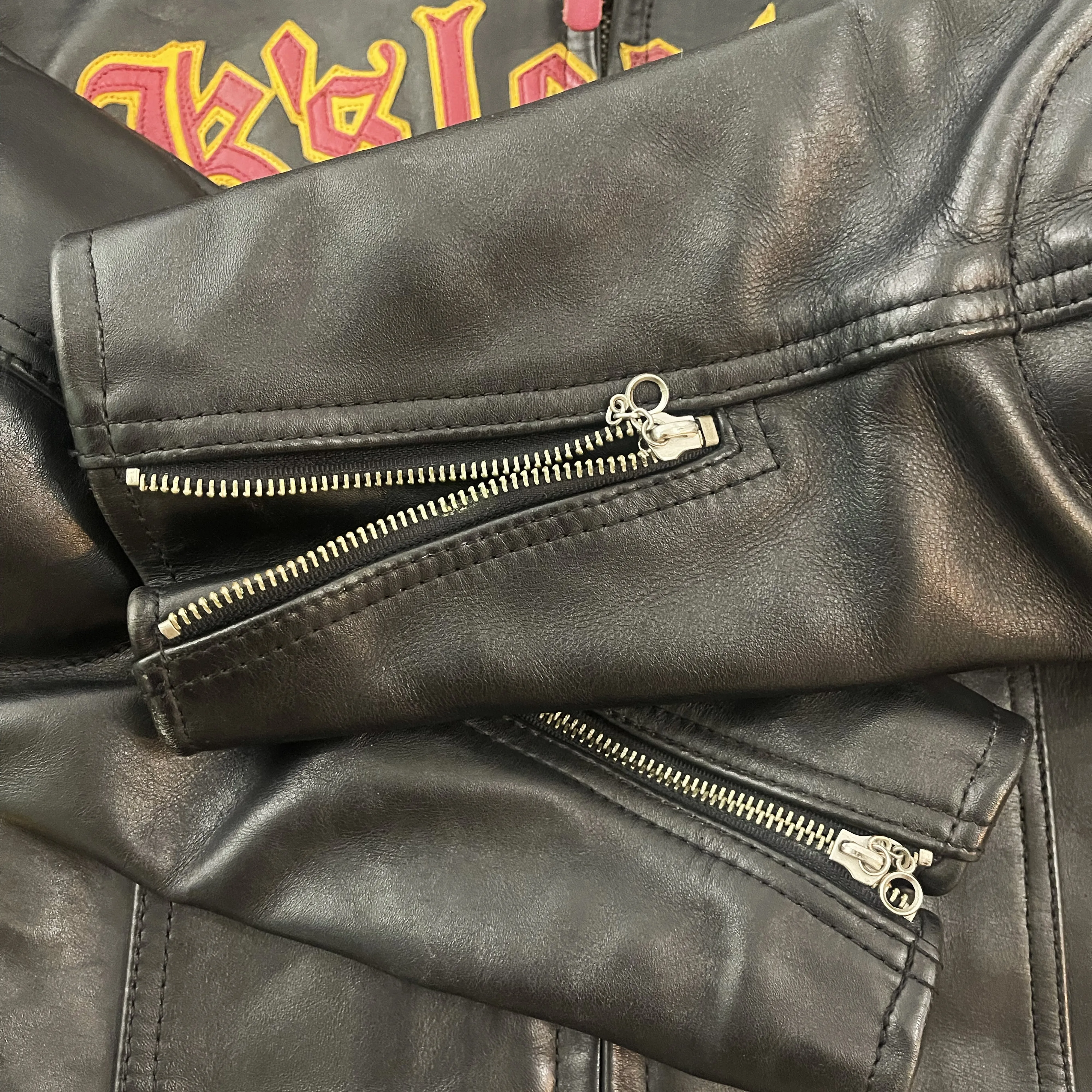 Vintage Avirex Leather Varsity Jacket