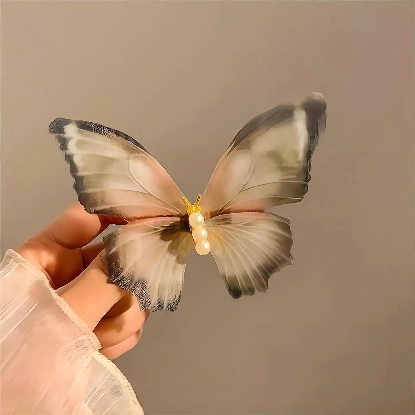 Vintage Fairy Forest Butterfly Hair Clip