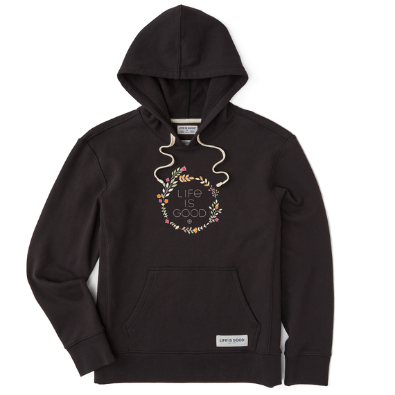 Women's Branded Stacked Floral Coin Simply True Fleece Hoodie