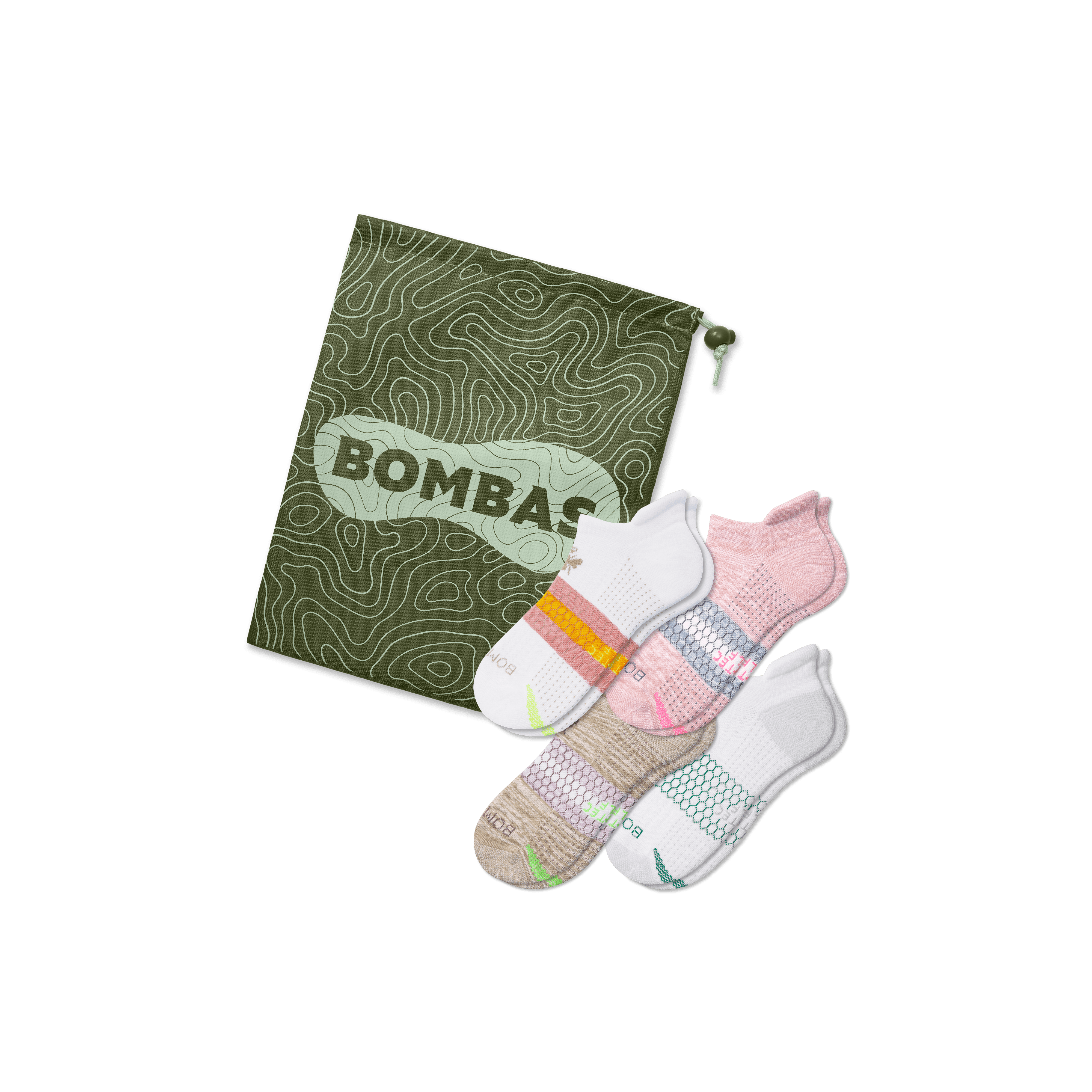 Women's Golf Ankle Sock 4-Pack Caddie