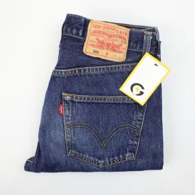 Womens LEVIS 501 Jeans Dark Blue | W29 L32