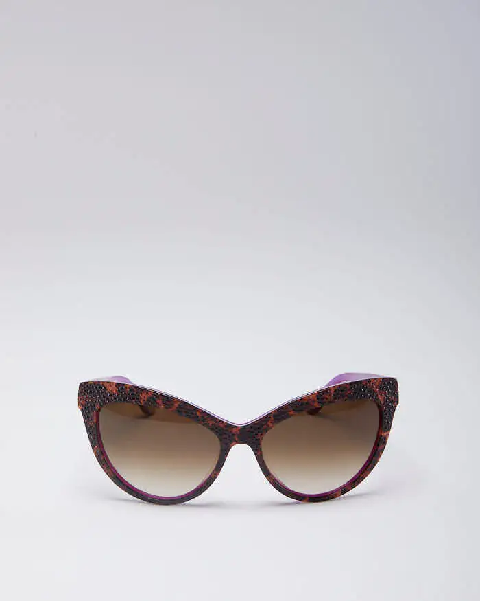 Y2K 00s Juicy Couture Tortoiseshell Cat Eye Sunglasses